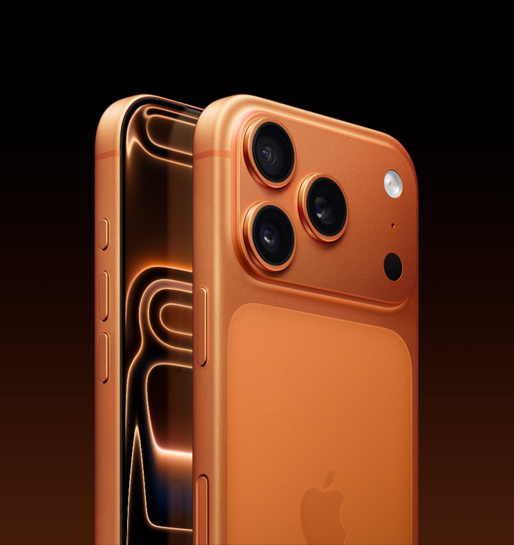 橙色 iPhone 17 Pro 产品外观参考图